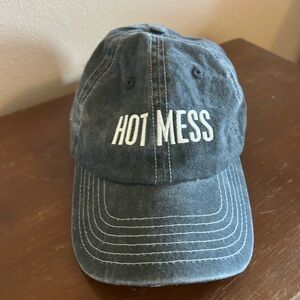 Gray 'Hot Mess' Baseball Cap
